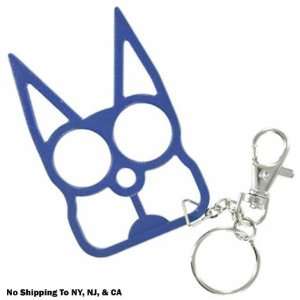  Cat Self Defense Keychain   Blue 