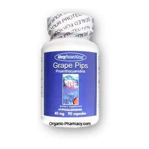  Allergy Research Group   Grape Pips Proanthocyanidins   90 