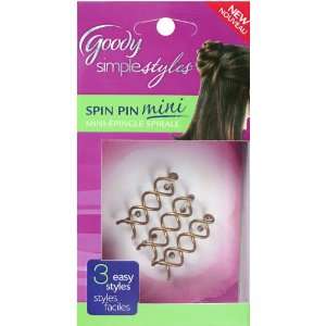    Goody Simple Styles Mini Spin Pins (assorted colors) Beauty