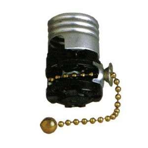  Interior 3 Way Pullchain Socket