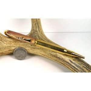  Cedar 30 06 Rifle Cartridge Pen With a Gold Finish Office 