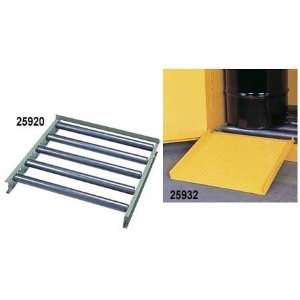 Drum Cabinet Accessories   Steel Half Depth Shelf for DOUBLE 55 Gallon 