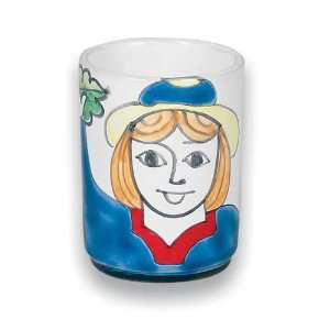  Handmade Parrucca Ceramic Girl Wine Cup From Italy 