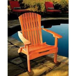   Chair (Natural Wood) (41H x 35W x 31D) Patio, Lawn & Garden