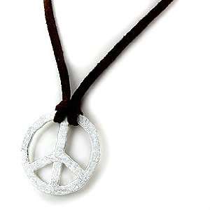  Sterling Silver Peace Necklace Jewelry