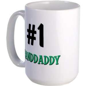  Number 1 GRANDDADDY Grandma Large Mug by  