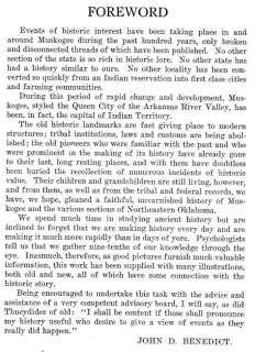MUSKOGEE & NE OKLAHOMA Genealogy & History V1, OK 1922  