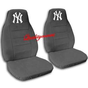  2 Charcoal New York car seat covers for a 2001 Toyota 