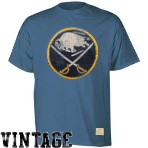 Reebok Buffalo Sabres Bigger Better Logo T Shirt   Light Blue (X Large 