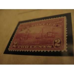  1909 Two Cent Hudson Fulton Commemorative US Postage Stamp 