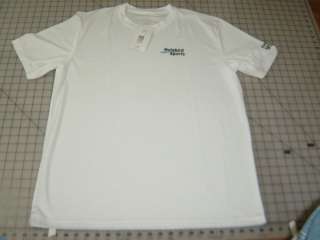 Saucony white work out shirt Hola sport, mens XL  
