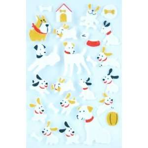 Cute Japanese Puppy Stickers (Nonwoven Fabric)