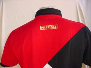   Boys Tri Color   Collared Pilipinas Shirt   size XXL   Nice  