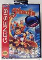 Pinocchio (Sega Genesis) FACTORY SEALED NEW 785138340098  