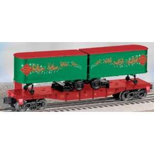  Lionel 6 39477 Christmas Flatcar w/Reindeer Trailers Toys 