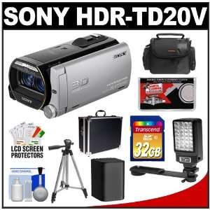  Handycam HDR TD20V 3D 1080p HD 64GB Digital Video Camera Camcorder 