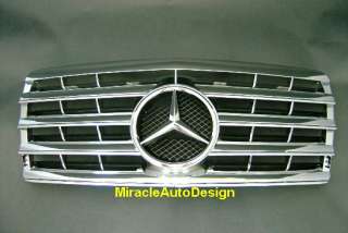 Chrome Front Grille For 1993 1995 Mercedes W124 E Class  