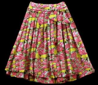 Chiffon skirt full lined YK011 red PLUS 1X2X3X4X6x7x8x9x10x( size 16 