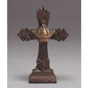    5H Resin Copper Cross   Gold Crown 3 Points