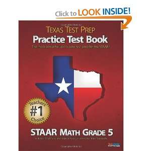 TEXAS TEST PREP Practice Test Book STAAR Math Grade 5 Aligned to the 