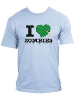 NEW I Love Zombies Funny T Shirt All Sizes Many Colors Love the 