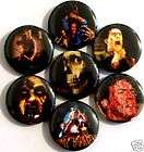 evil dead trilogy army of darkness zombie 7 button lot