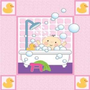  7242 01 Salina Yoon Kids Baby Bath Pink Panel Everything 