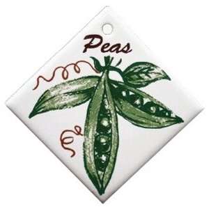  3x3 Tile Peas Vegetable Marker