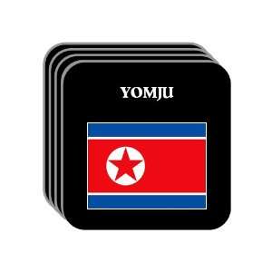  North Korea   YOMJU Set of 4 Mini Mousepad Coasters 