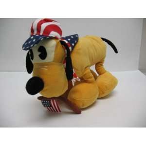  Disney 8 4th of July Pluto Plush Doll Toys & Games