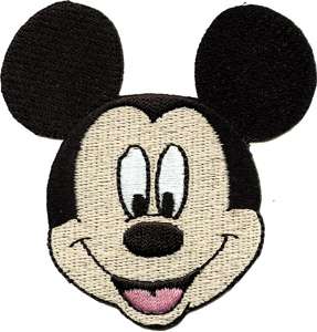 Walt Disneys Mickey Mouse Classic Smiling Face Patch  