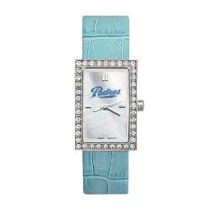 San Diego Padres Ladies MLB Starlette Watch (Leather Band)