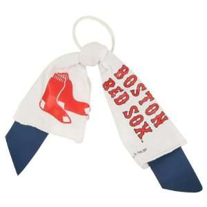   Red Sox Classic Pony Tail Holder   White / Navy