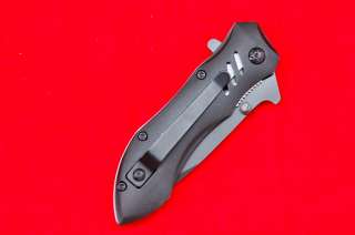 Black Sharp Spring Assist Pocket Folding Knife  