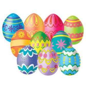  Mini Easter Egg Cutouts