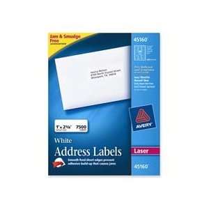  AVE45160   Laser Address Labels w/Smooth Feed Sheets 