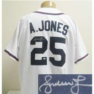  Andruw Jones Signed Jersey