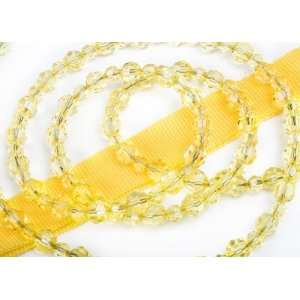  Jeweled Citrine Yellow Dog Leash 