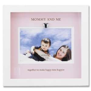 Lawrence Frames White Wood Picture Frame with Pink Mat, Mommy and Me 