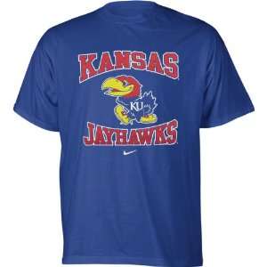  Kansas Jayhawks Nike Youth Mascot T Shirt Sports 