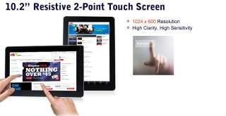10.2 ZENITHINK Z102 FLYTOUCH 5 GOOGLE ANDROID 4.0 GPS WIFI HDMI 
