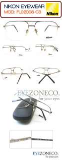 EyezoneCo] NIKON VINTAGE METAL Eyeglasses FL2008 C3  