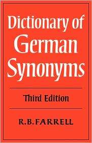   Synonyms, (0521290686), R. B. Farrell, Textbooks   
