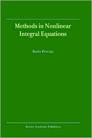 Methods In Nonlinear Integral Equations, (1402008449), Radu Precup 