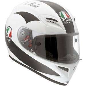 AGV Grid Angel Nieto Replica Helmet   2X Large/White/Black 