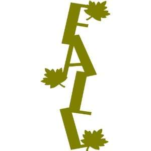 Fall ( with leaves) decal   selected color 