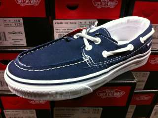VANS ZAPATO DEL BARCO CANVAS VN 0XC3NWD NAVY/TRUE WHITE UNISEX SHOES 