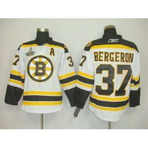  Patrice Bergeron #37 NHL Boston Bruins White Hockey Jersey 