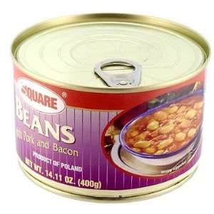 Square Beans with Pork & Bacon ( 14.11 oz / 400 g )  