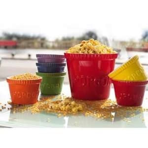 Over &Back 5 Piece Popcorn Serving Set Colors  Kitchen 